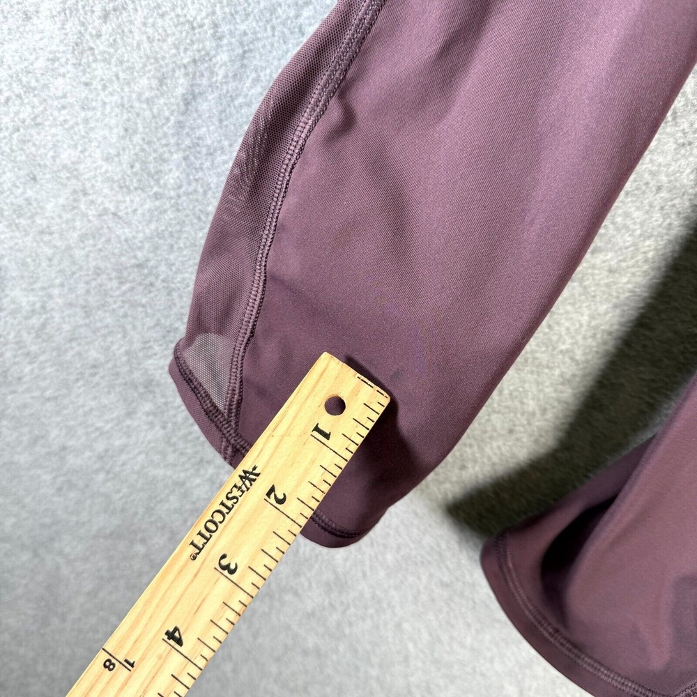 Lululemon Train Times Crop 17" Leggings Women's 6 Black Currant Full-On Luxtreme - Picture 4 of 10